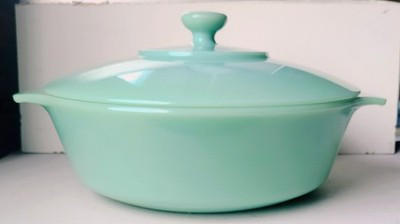 Anchor Hocking Fire King 2000 Jadeite Covered Casserole Dish | eBay US