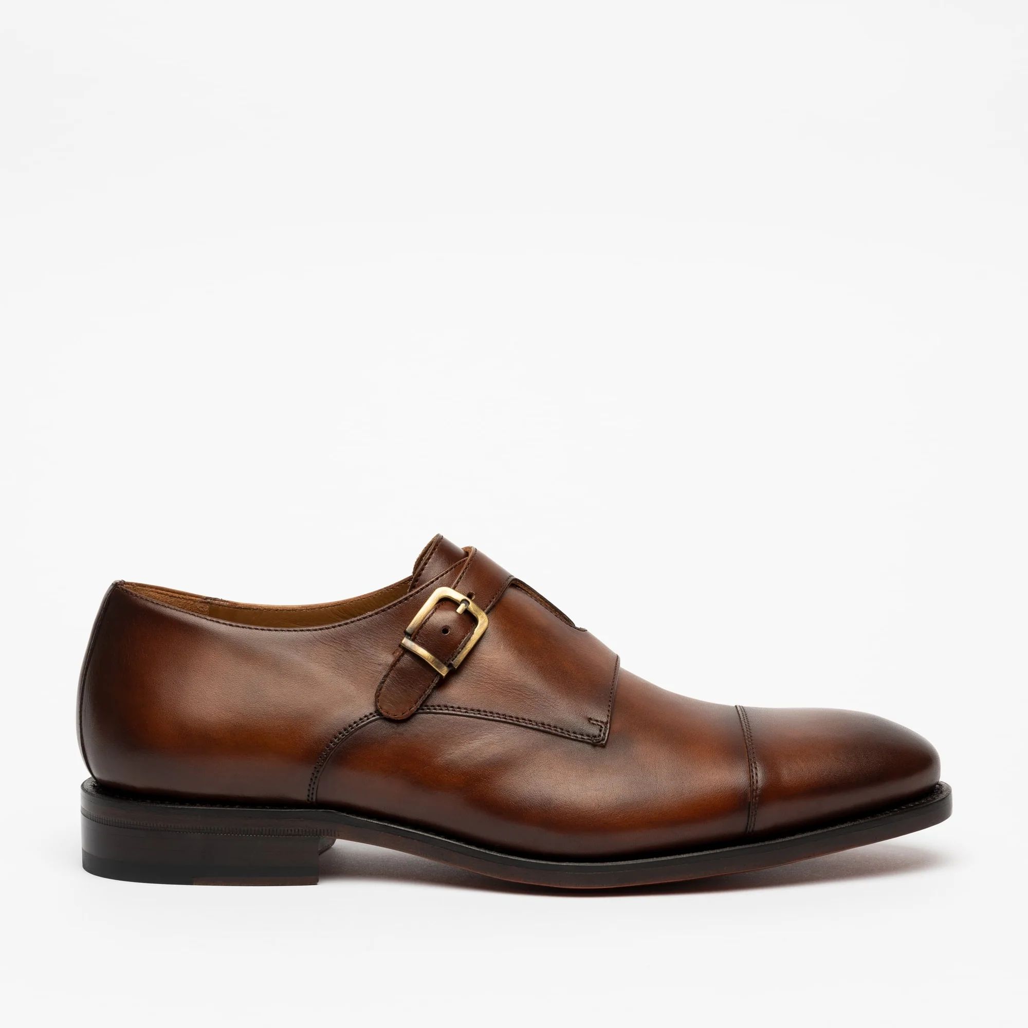 The Prince Shoe in Coffee - Double Monk Strap Shoes | TAFT | Taft Clothing
