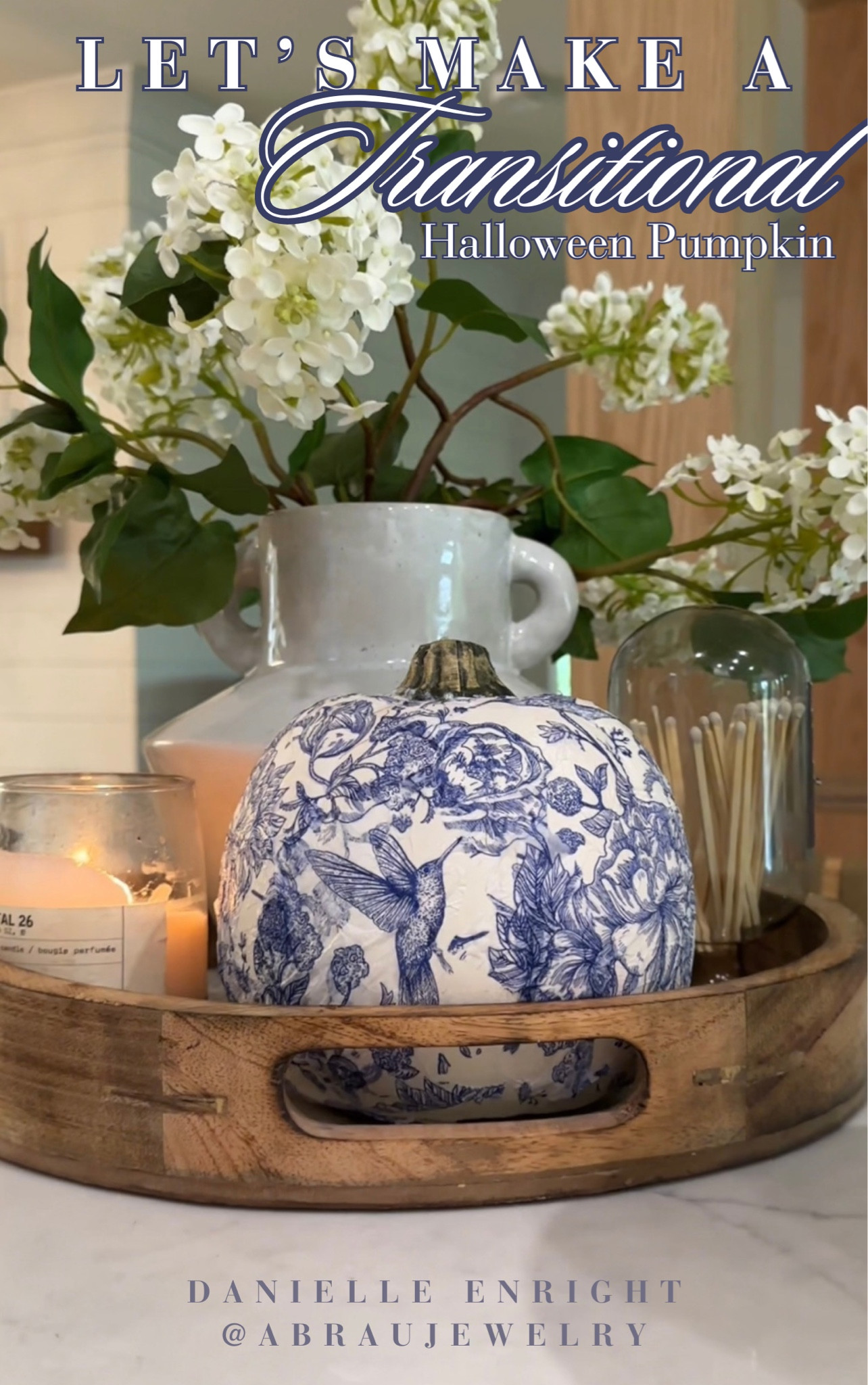 A transitional pumpkin DIY for those who love Halloween, but aren’t quite ready to post Halloween content or you don’t like the traditional Halloween colors. This is a really easy DIY that takes just minutes. I’ve linked everything I used and the step-by-step and instructions are below.

SUPPLIES:
A craft pumpkin
Mod podge
Paintbrush.
Napkins of your choice

DIRECTIONS: 
1. apply mod podge all over your craft pumpkin;
2. Peel the white layer off of the napkin so you have one ply;
3. Cut out the design from the napkin and place them on your pumpkin OR wrap the entire pumpkin in the napkin;
4. Apply another layer of Mod Podge over the napkin;
5. Let dry & Enjoy! 

#LTKHalloween

#LTKHome #LTKSeasonal