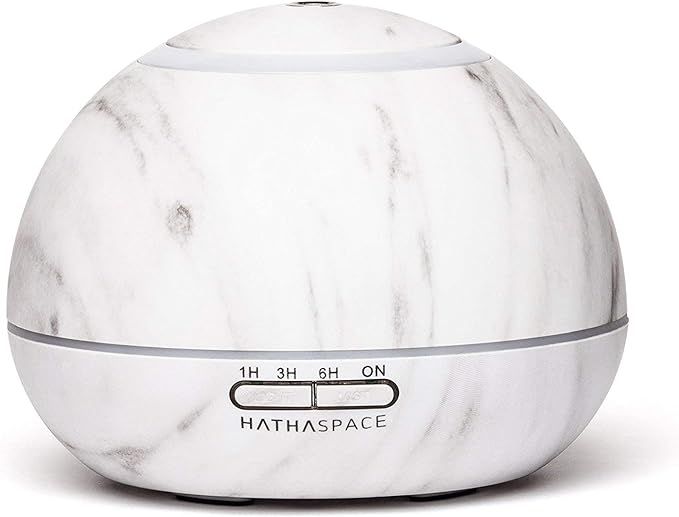 Hathaspace Marble Essential Oil Aroma Diffuser, 350ml Aromatherapy Fragrance Diffuser & Ultrasoni... | Amazon (US)