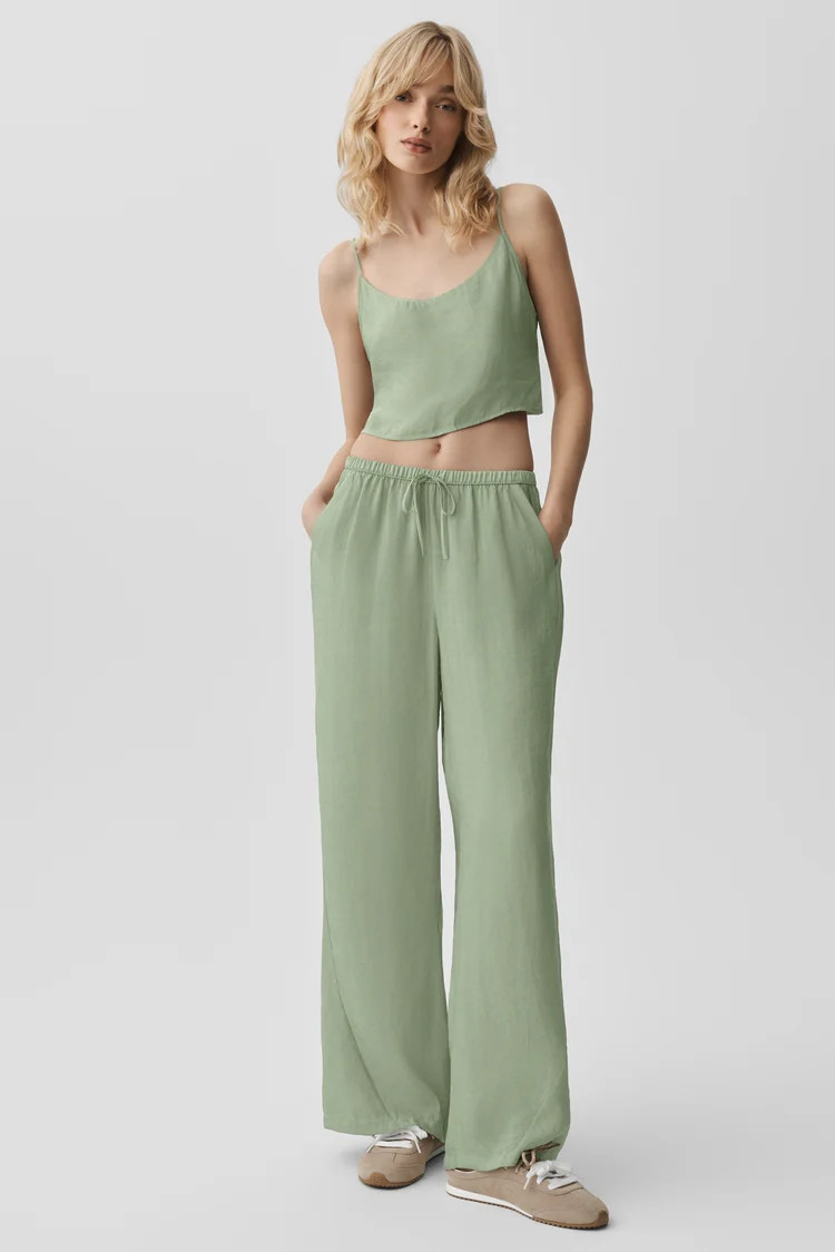 Semi-Sheer Golden Hour High-Waist Straight Leg Pant | Alo Yoga