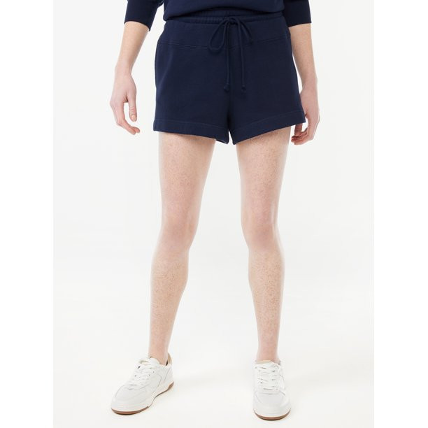 Free Assembly Women's Contrast Stitch Shorts | Walmart (US)