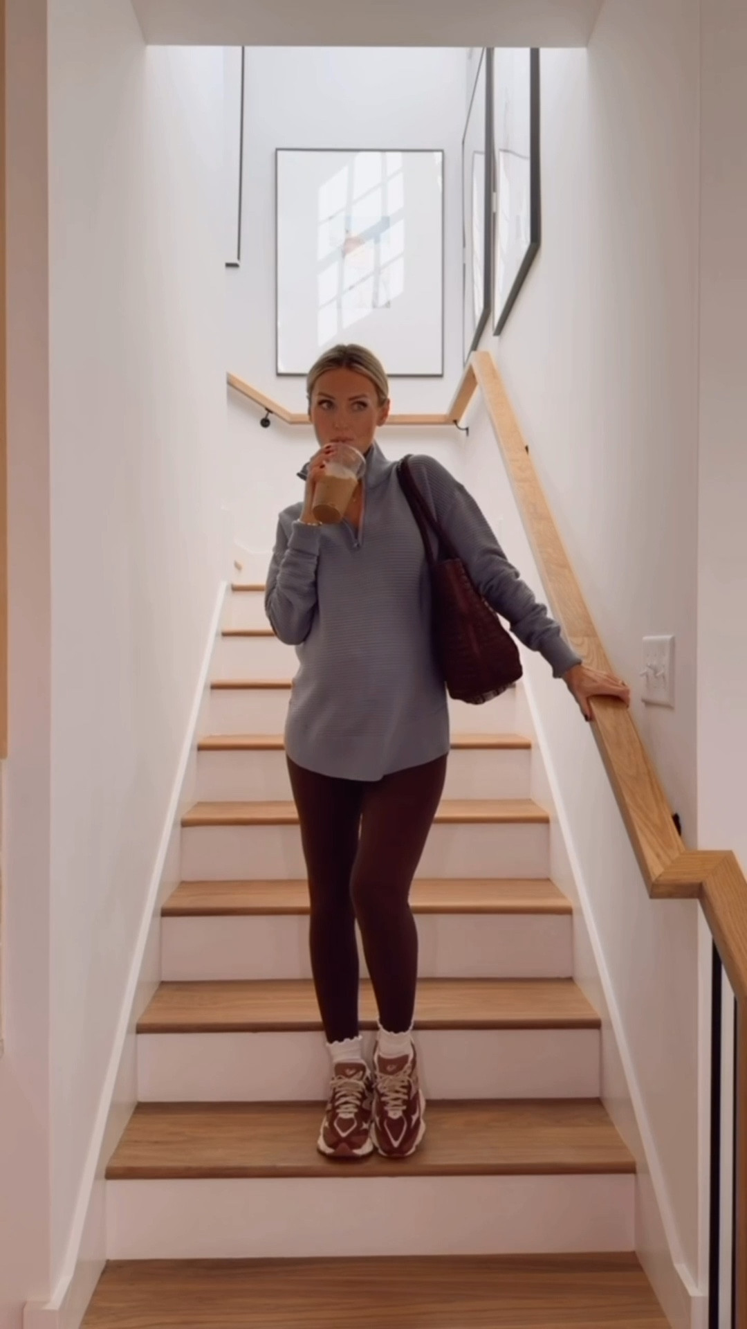 Love this ribbed pullover sweatshirt! I have it in a few colors! I sized up to a M in both the pullover & leggings for the bump! I have loved these crossover leggings during my pregnancy!

Loverly Grey, Target, brown leggings, leggings, athleisure, pullover sweatshirt, pullover 

#LTKSeasonal