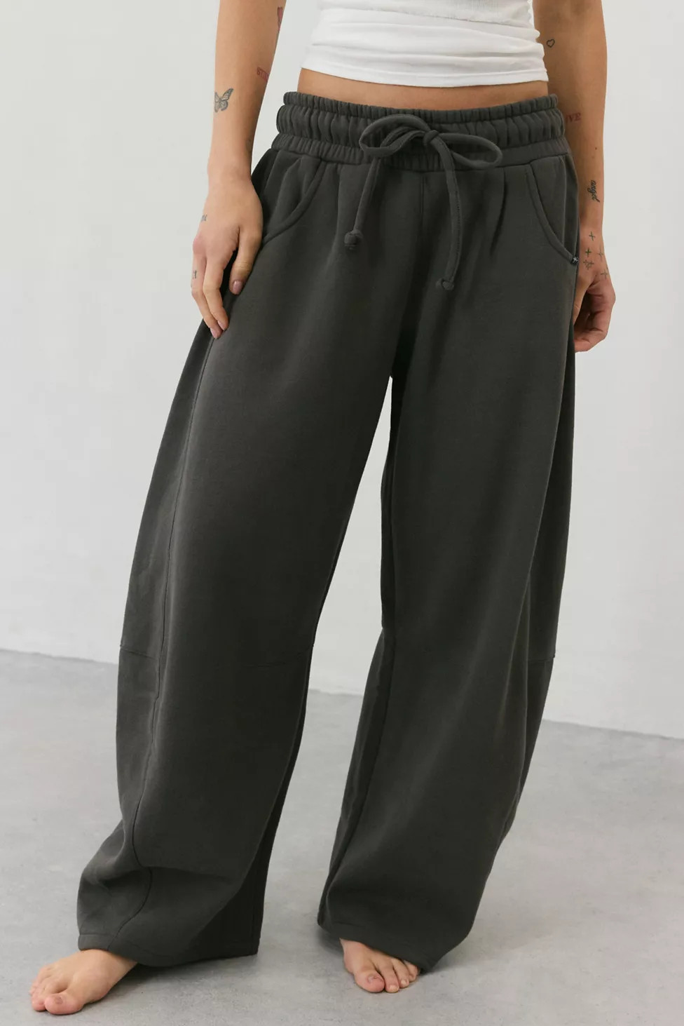 Out From Under Essential Barrel Leg Full Length Sweatpant | Urban Outfitters (US and RoW)