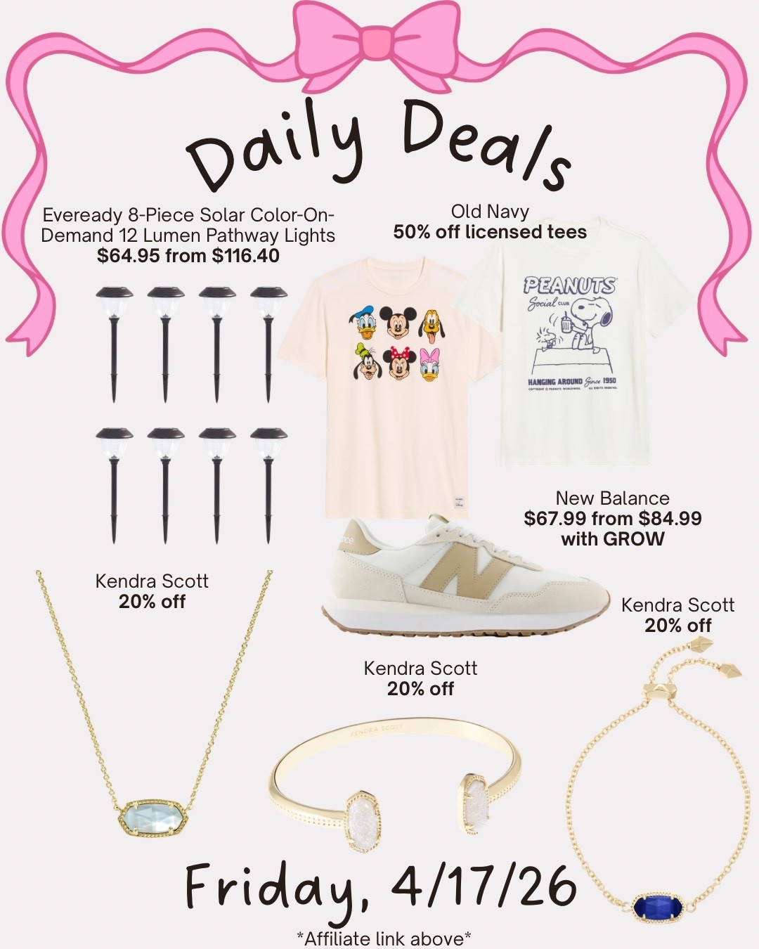 Daily deals 

#LTKootd #LTKSaleAlert #LTKMothersDay