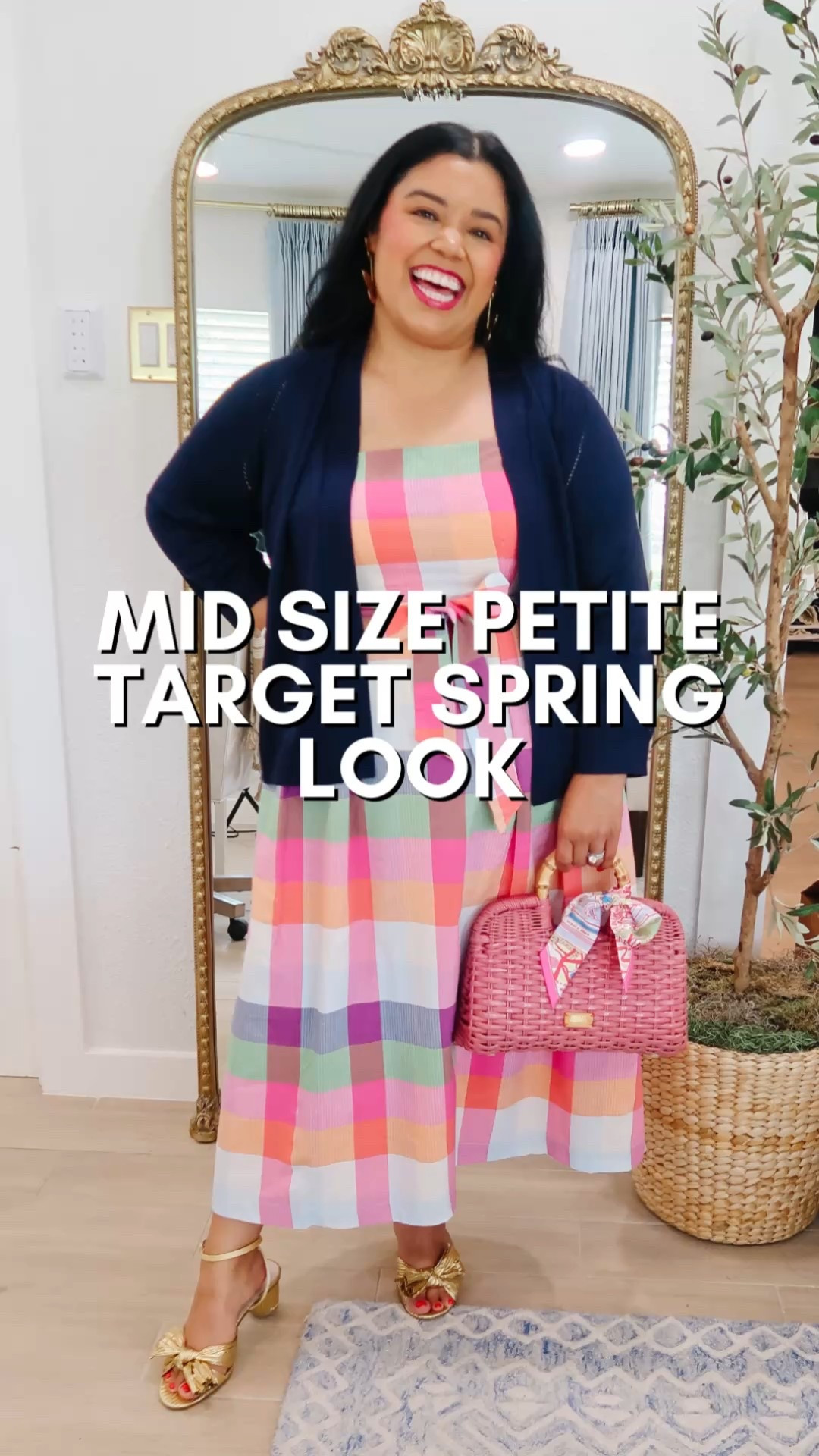 MIDSIZE PETITE TARGET SPRING OUTFIT It’s Spring and almost Summer and this Kate Spade x Target collab came out with the perfect dress!  #targetfashion #targetfinds  

💖I love this fun madras print, it has pockets, is spaghetti straps, and I’m wearing a Large! 

💖I paired my dress with my favorite bamboo and wicker bag from Francis Valentine and some gold heels from Amazon!

💖Related to: classic outfit, coastal grandmillenial outfit, preppy outfits, midsize outfits, spring outfits, modest fashion, petite fashion, summer outfits, Kate spade 

#LTKPetite #LTKPlusSize #LTKMidsize