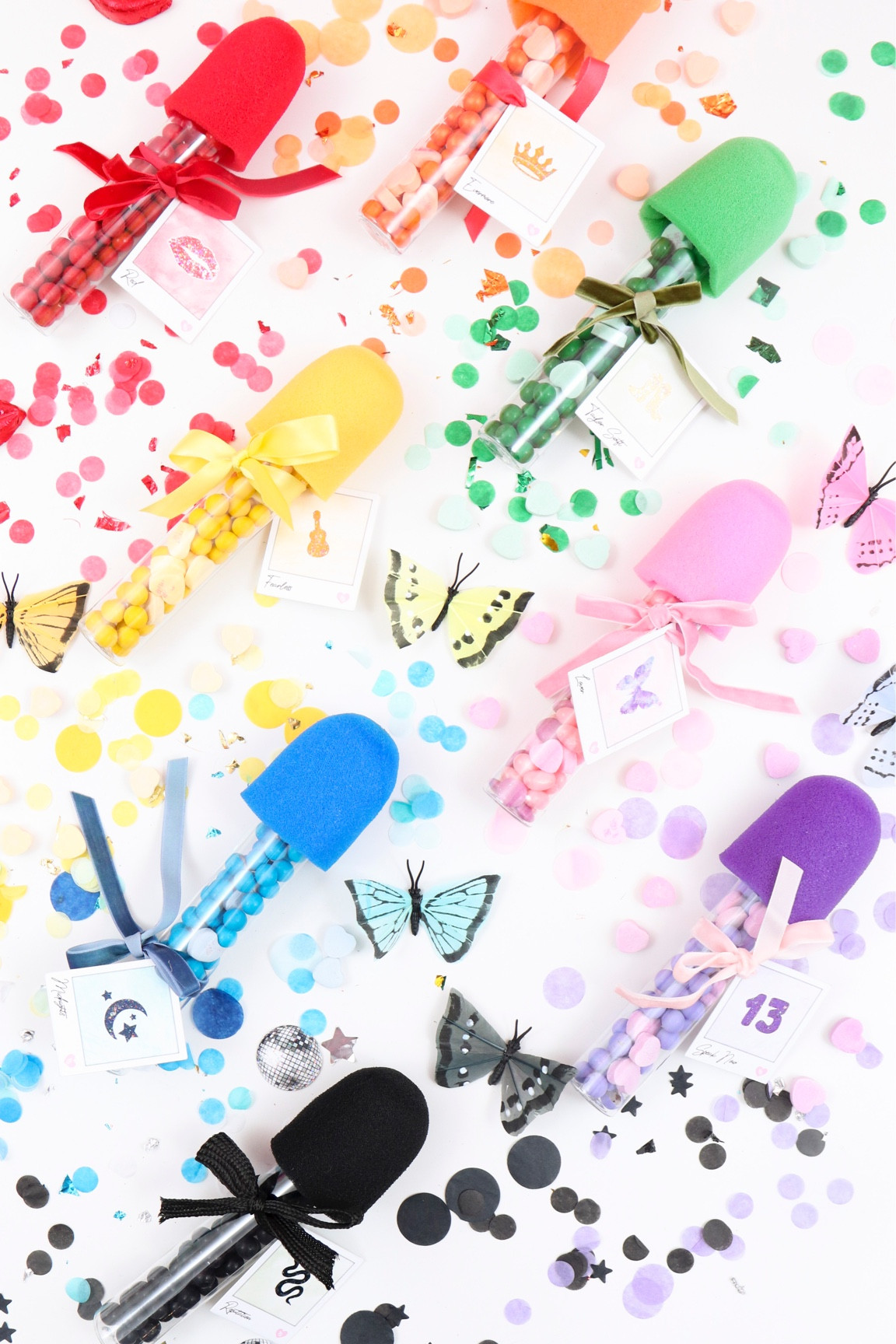 DIY Taylor Swift microphone favors!
A full set to cover all the Eras!
SHARE with your fellow Swifties!
💜
💜
#valentinesday #galentinesday #taylorswiftvalentines #valentinesgifts #valentinesdaygiftideas #swifties#valentinesgiftideas #valentinegiftbasket #giftbasketideas #valentinesgift #taylorswiftparty #taylorswiftgiftideas 

#LTKkids #LTKGiftGuide #LTKparties