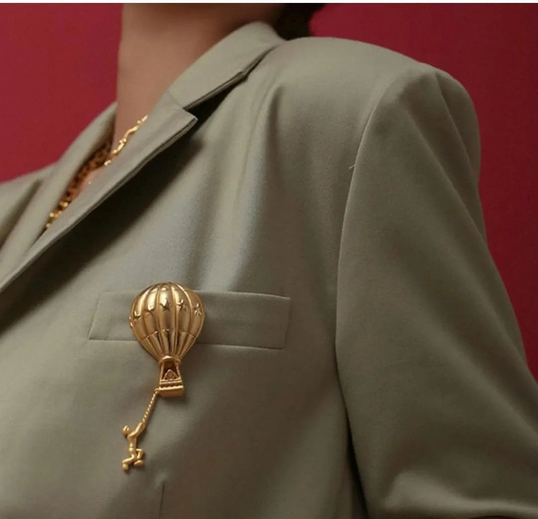 Hot Air Balloon Brooch - Etsy | Etsy (US)