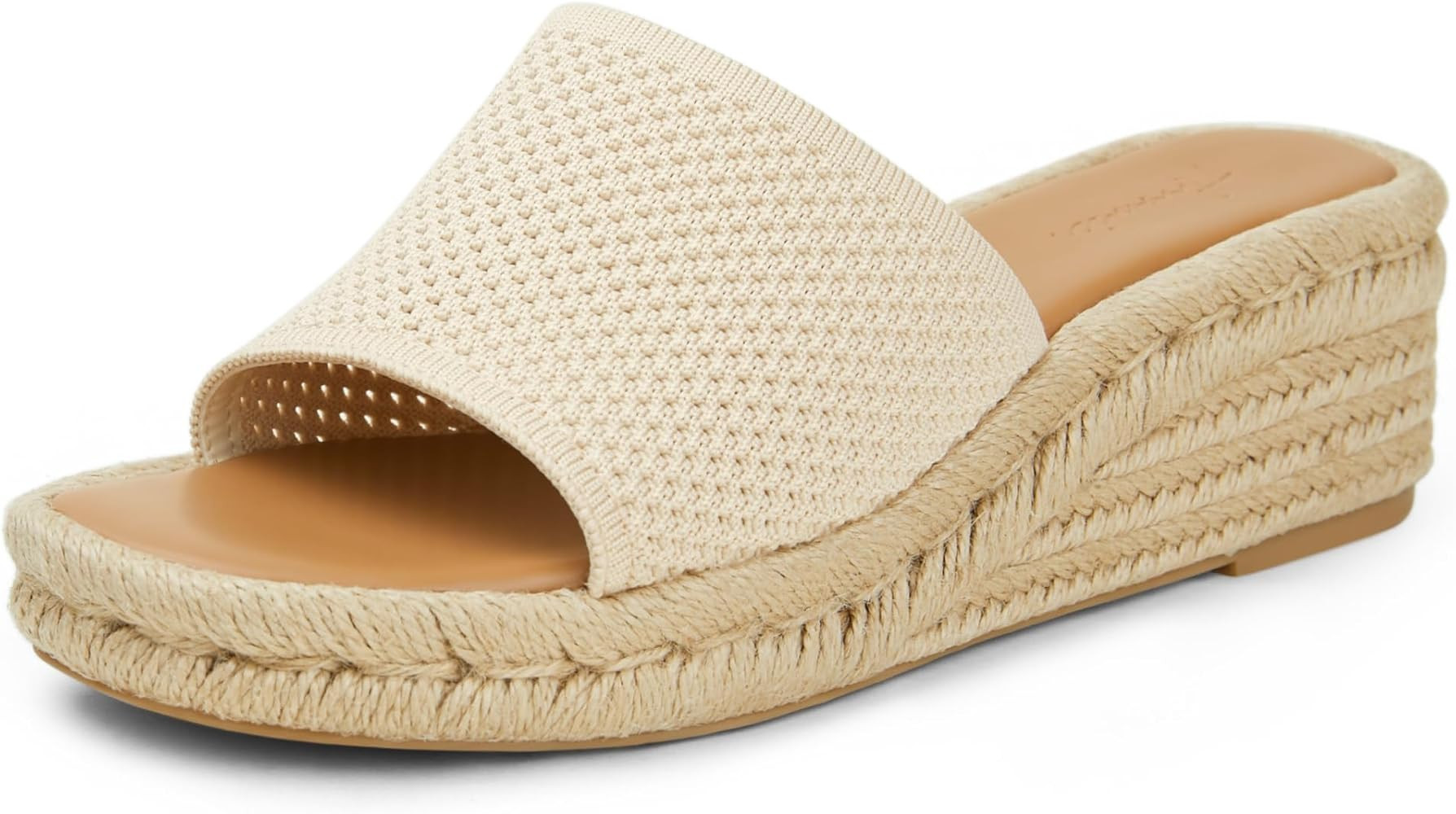 Arromic Women's Espadrilles Wedge Platform Sandals Comfortable Slip On Slides for Women Summer Be... | Amazon (US)