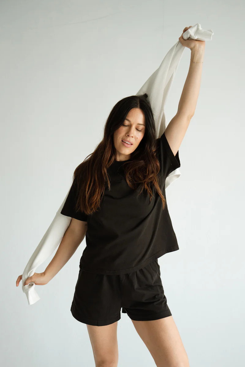 Cotton Easy Tee | Carly Jean Los Angeles