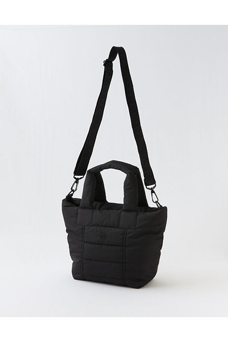 OFFLINE By Aerie Puff Love Mini Tote Women's True Black One Size | Aerie