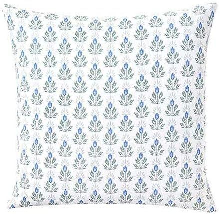 MangGou Blue Lotus Flower Pillow Cover Blue and White Flower Throw Pillow Floral Pillow High End ... | Amazon (US)