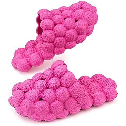 BRONAX Bubble Slides for Adults and Kids | Ultra Cushioned Funny Lychee Massage Slippers | Amazon (US)