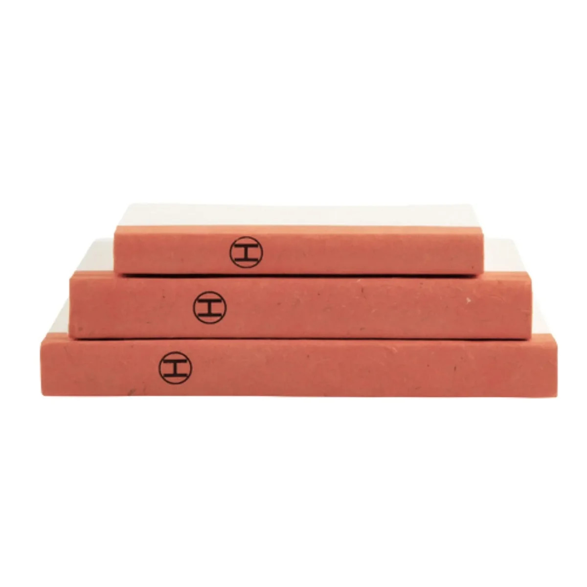 Hermes Inspired "H" Stack of Orange Decorative Books | The Well Appointed House, LLC