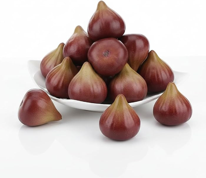 12 Pcs Fake Figs Artificial Fruit for Decoration, Realistic Faux Figs Lifelike Simulation Fruit M... | Amazon (US)