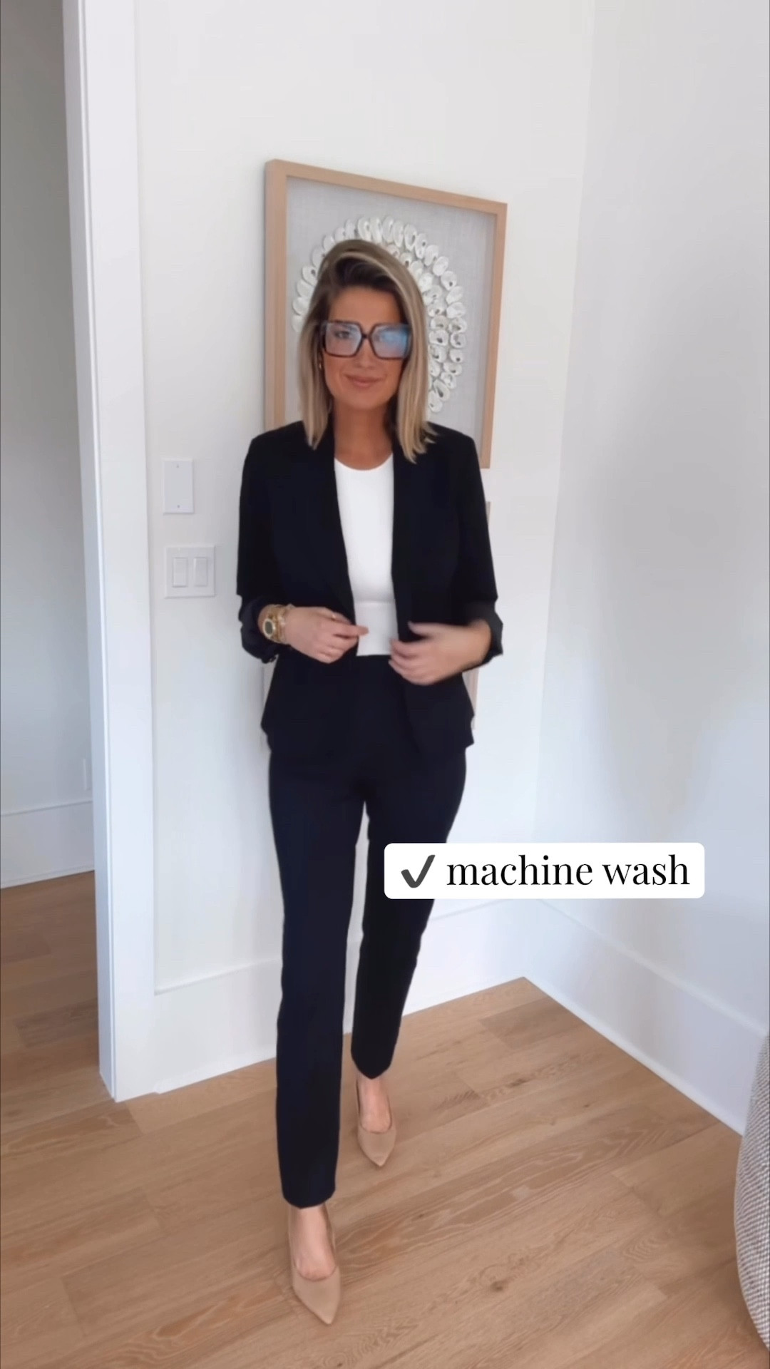 Pull on work pants! I am 5’11” wearing small tall in all of the pants. Use code RACHELXSPANX for a new customer discount on the spanx items. I am in Xs in the striped button down and small in the other tops and blazer.  

#LTKSaleAlert #LTKWorkwear #LTKTall