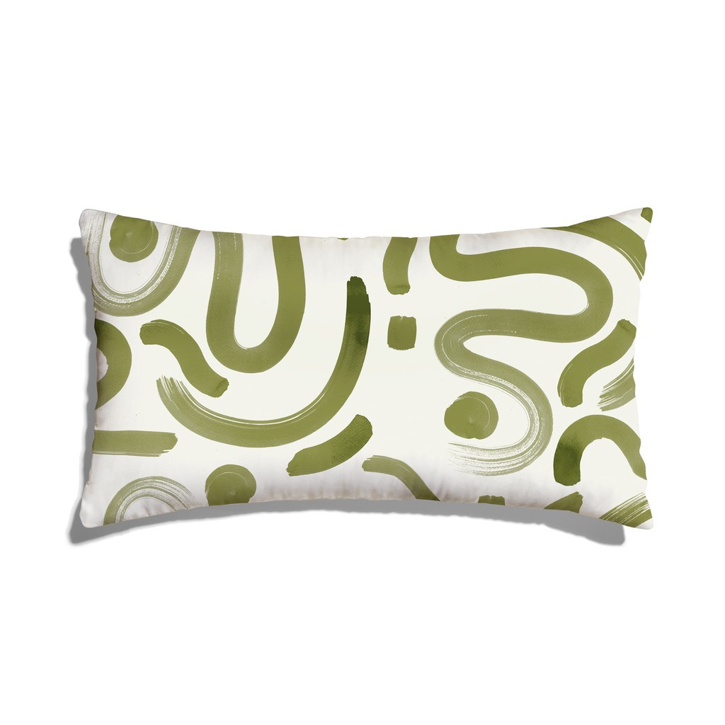 Hockney Moss Pillow | Pepper