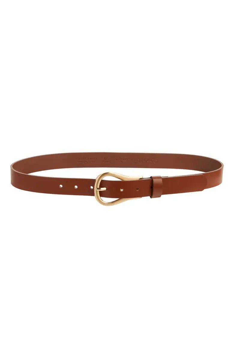 Jane Wishbone Leather Belt | Nordstrom