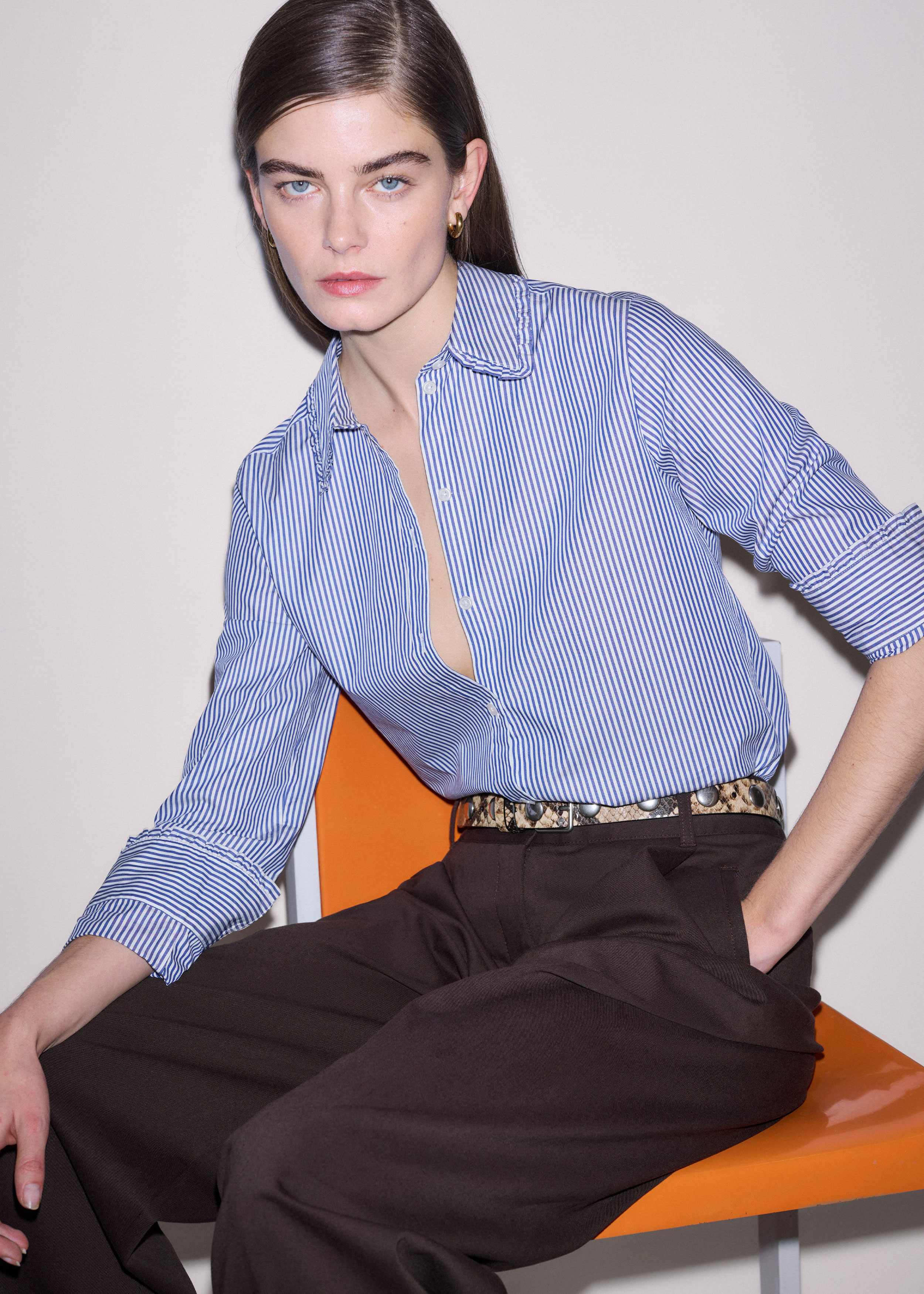 Stripe Forever Shirt Cotton Shirting | ME+EM Global (Excluding US)