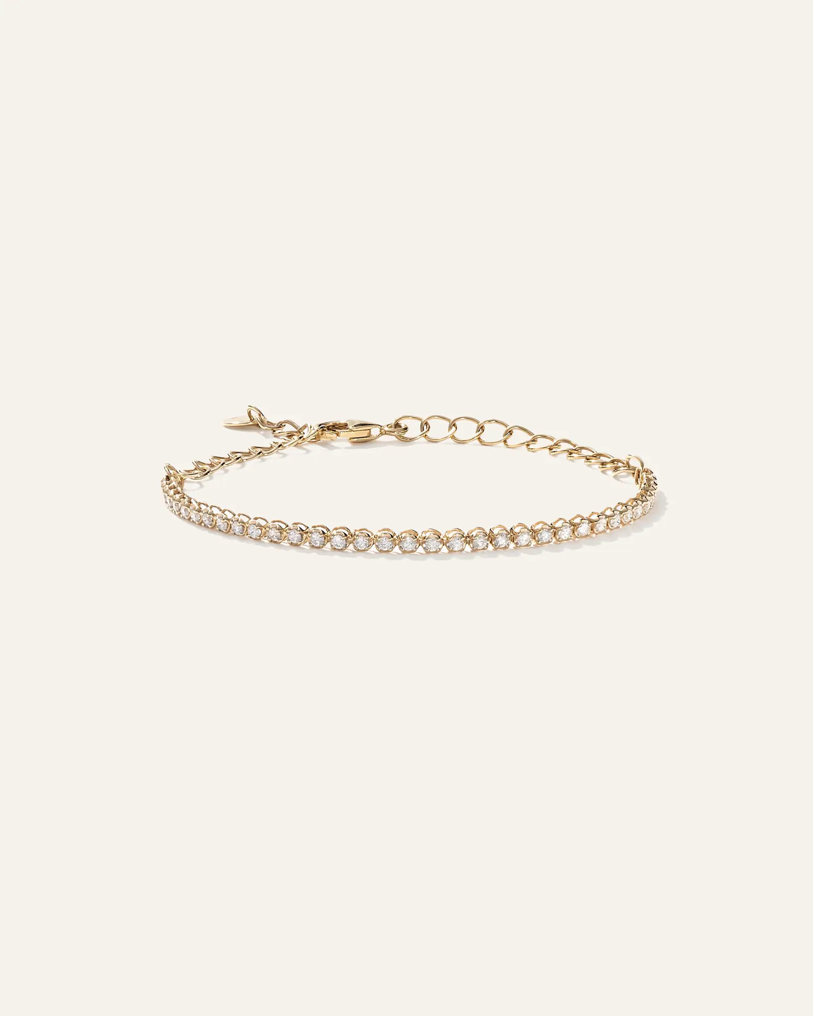 14k Gold Diamond Half Tennis Bracelet | Quince