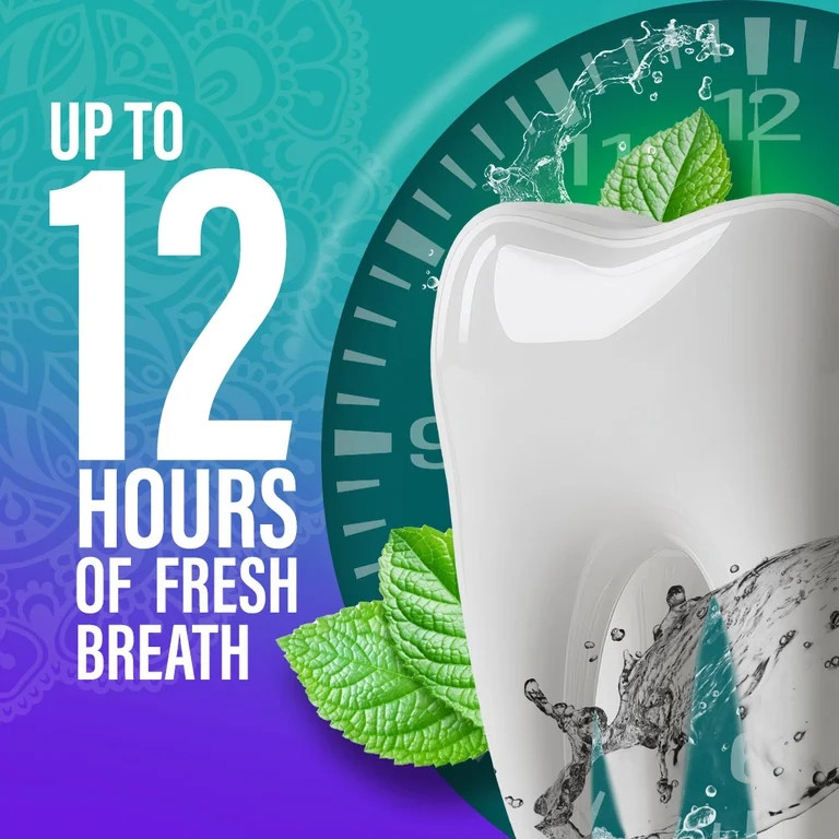 GuruNanda Fresh Breath Mouthwash Oral Rinse - Wild Mint Flavor -  1L - Walmart.com | Walmart (US)