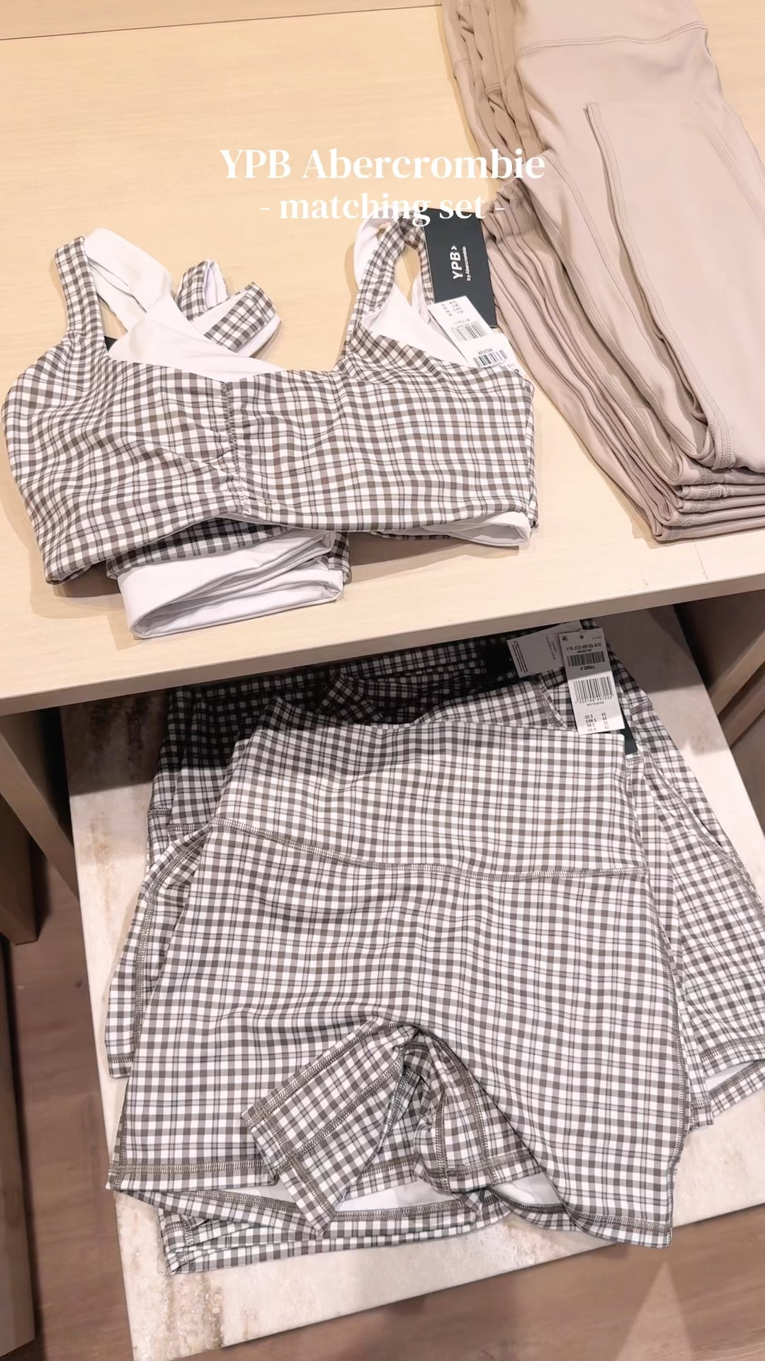 Abercrombie’s YPB line keeps getting better 🤎 This brown gingham matching set is such a cute switch up from basic activewear. The double layered sports bra is the cutest detail and I have a feeling this print won’t stay in stock for long

@abercrombie 

#abercrombie #abercrombieactive #ypb #activewear #ltkcreator

#LTKActive #LTKootd