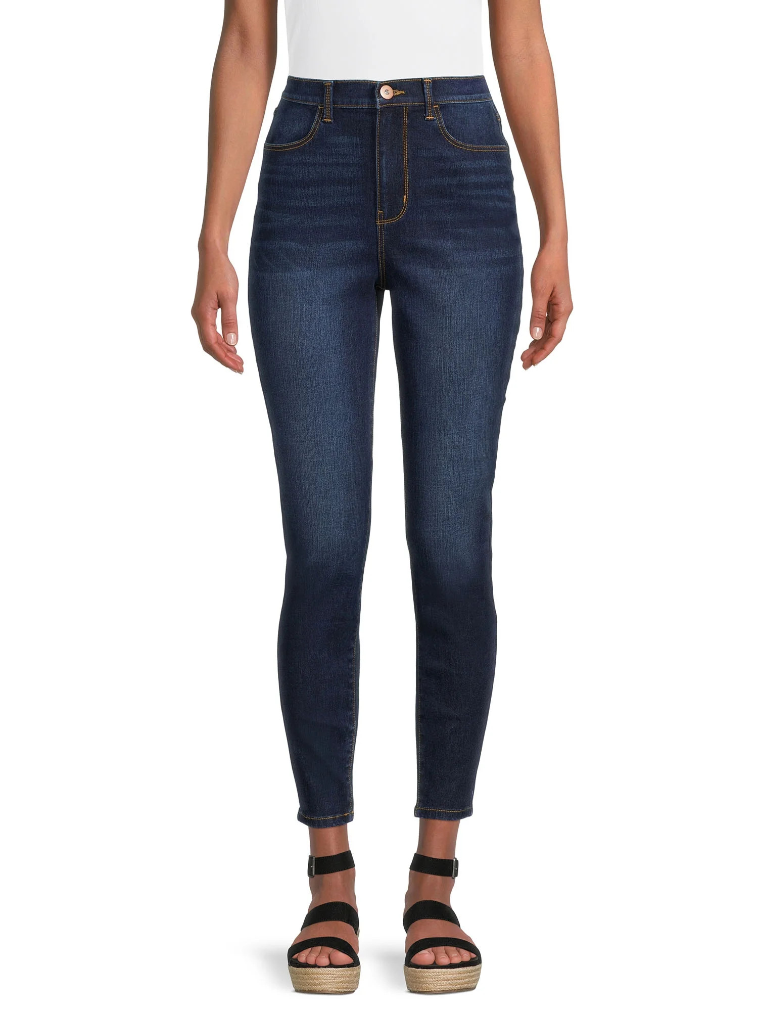 No Boundaries Juniors Curvy Slim Jeans - Walmart.com | Walmart (US)