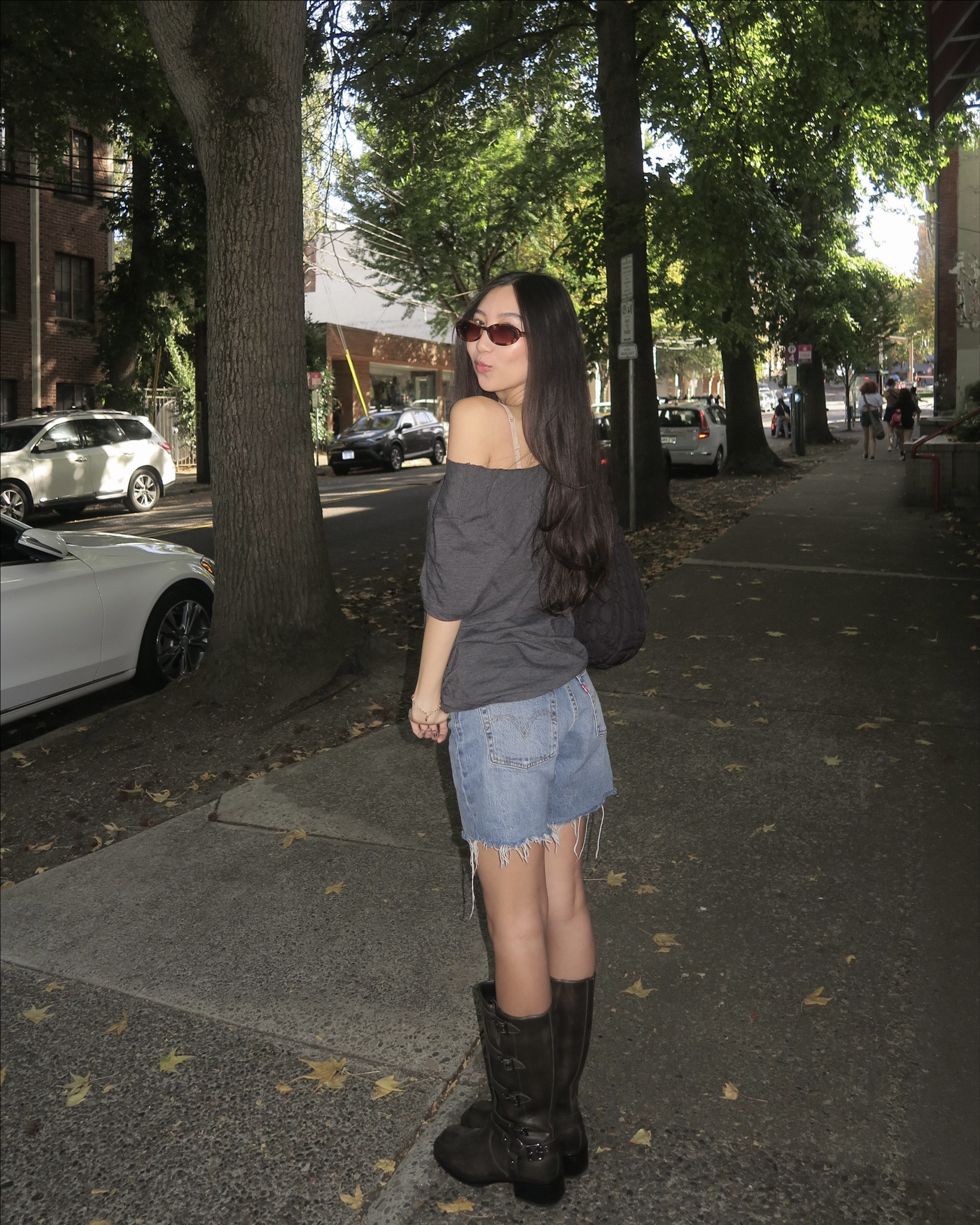 casual shopping fall outfit 🍂

top size: M 
shorts size: 25”
shoe size: 8.5

fall outfit inspo, minimal outfit, comfy outfit, pinterest inspired, simple style

#LTKSeasonal #LTKFindsUnder50