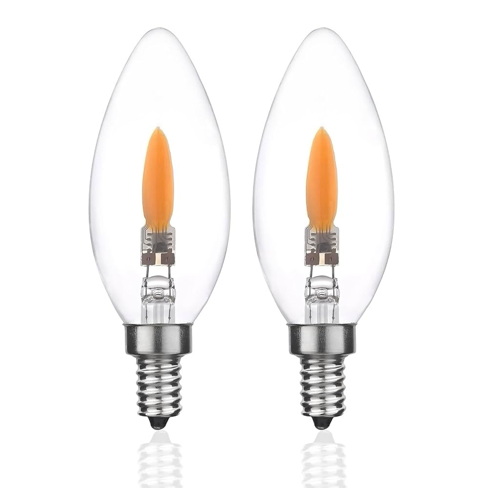 B10/B11 LED Flame Effect Light Bulb E12 Type B Flickering Candle Light Bulbs for Holiday Gifts Ho... | Amazon (US)