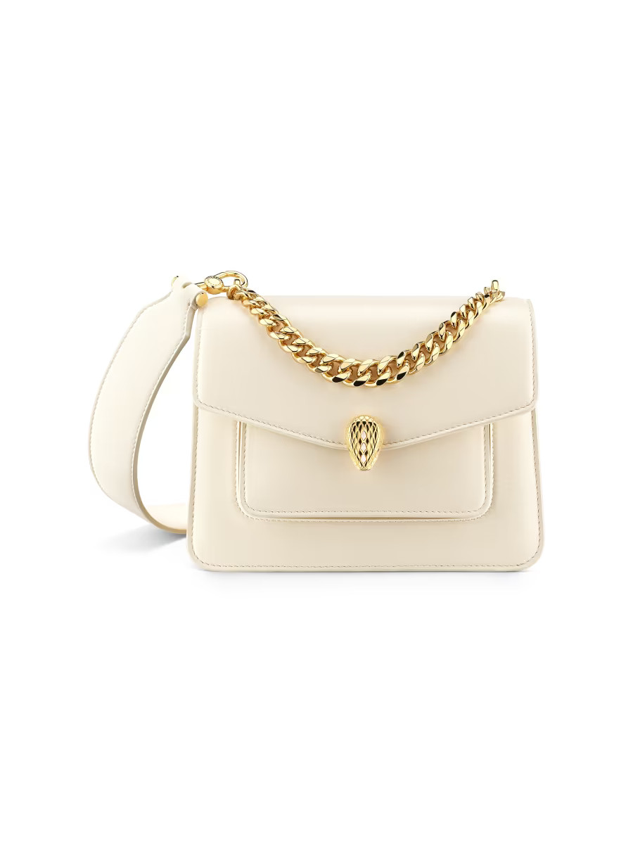 BVLGARI Maxi Serpenti Leather Chain Crossbody Bag | Saks Fifth Avenue