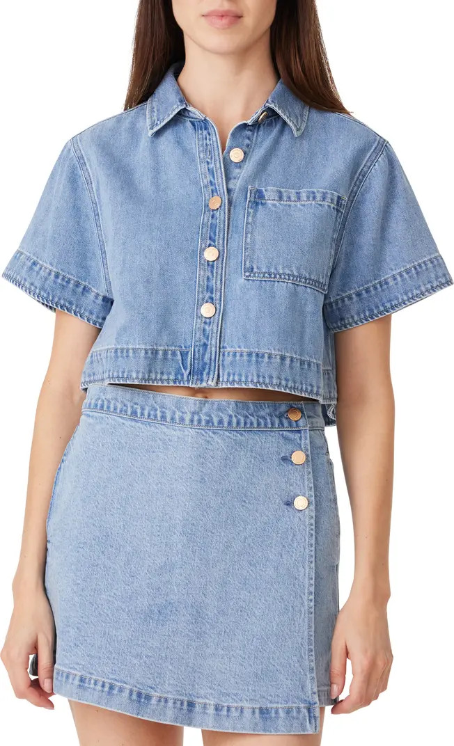 Habitual Crop Denim Shirt | Nordstrom | Nordstrom