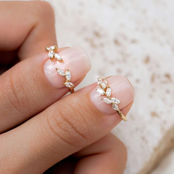 Leaf Ring Set - Freya & Ada | Linjer