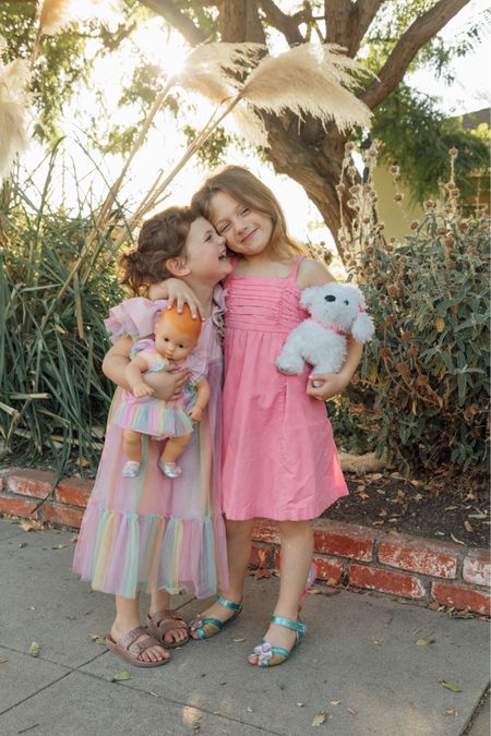 My girls are living in these dresses this winter. Lucky to be California girls. The rainbow dress has a matching dress for American Girl dolls and Sadie is in heaven!

#LTKfamily #LTKGiftGuide #LTKkids