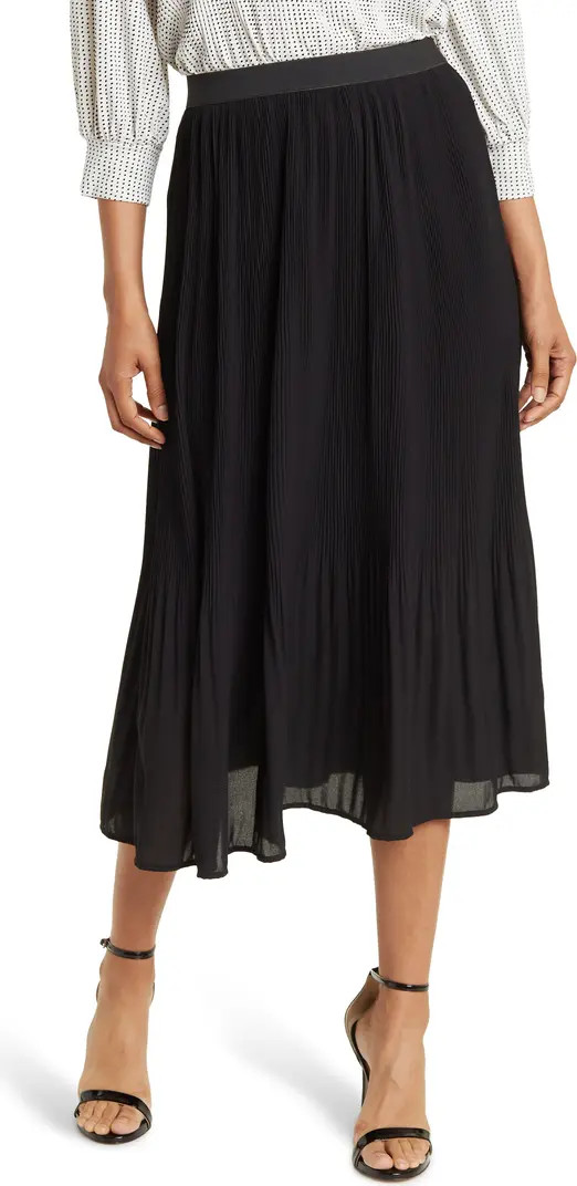 Adrianna Papell Release Pleat Midi Skirt | Nordstromrack | Nordstrom Rack