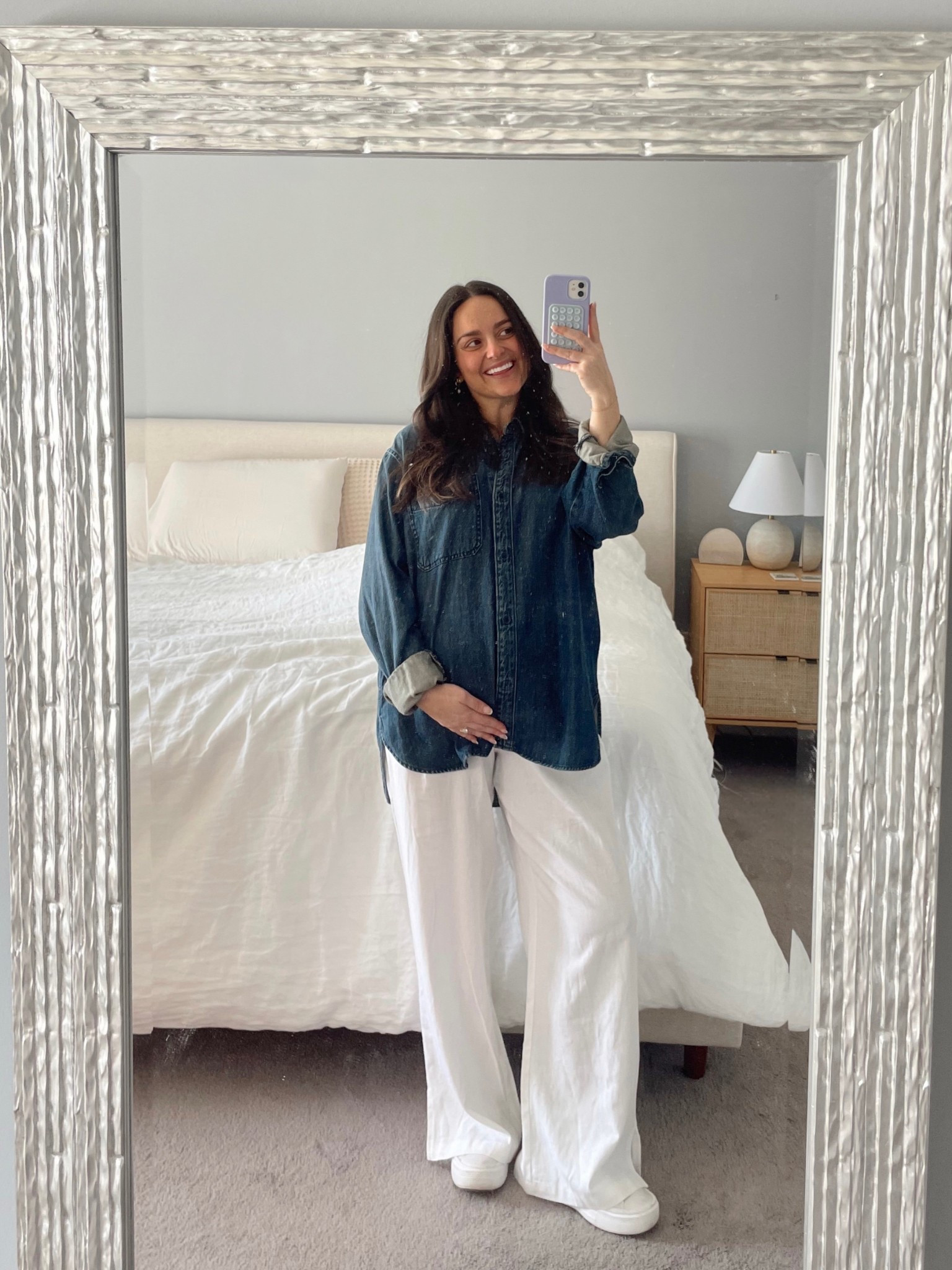 spring Target outfit— bump friendly!

top: size up to xl for super oversized + grow with the bump
bottoms: sized down to small

#LTKBump #LTKFindsUnder50 #LTKSpringSale