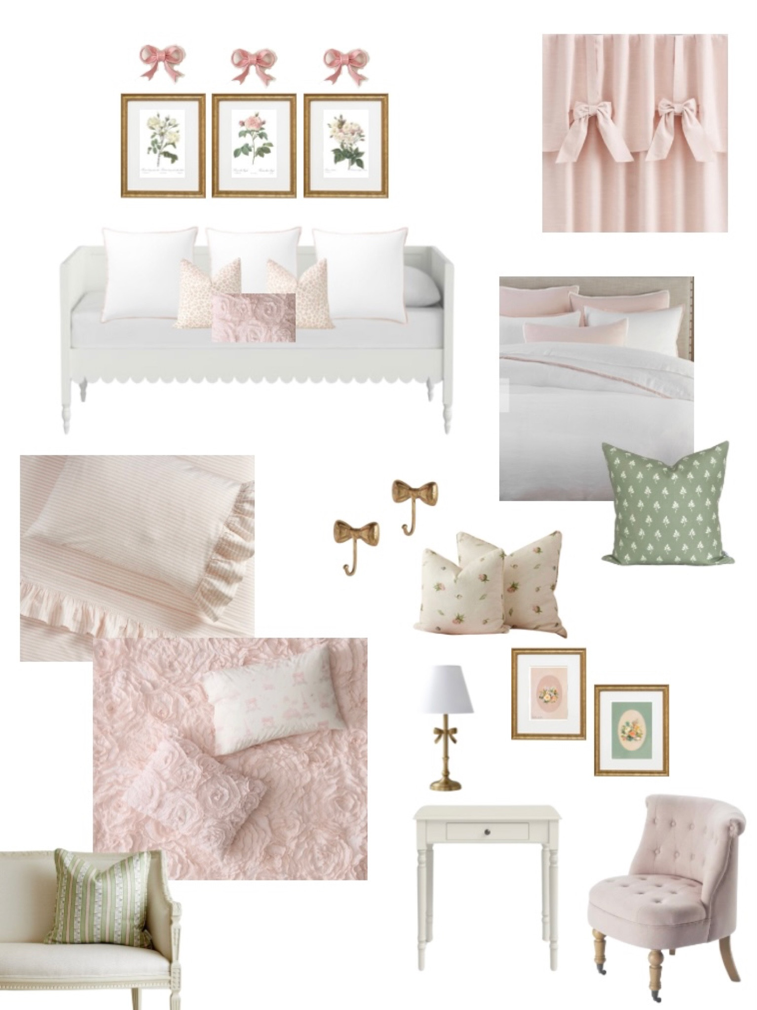 A French Garden inspired girl’s room