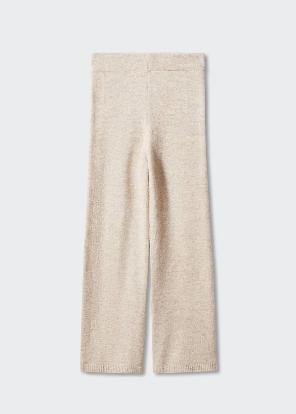 Knit trousers -  Women | Mango United Kingdom | MANGO (UK)