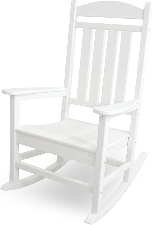 POLYWOOD R100WH Presidential Rocking Chair, White | Amazon (US)
