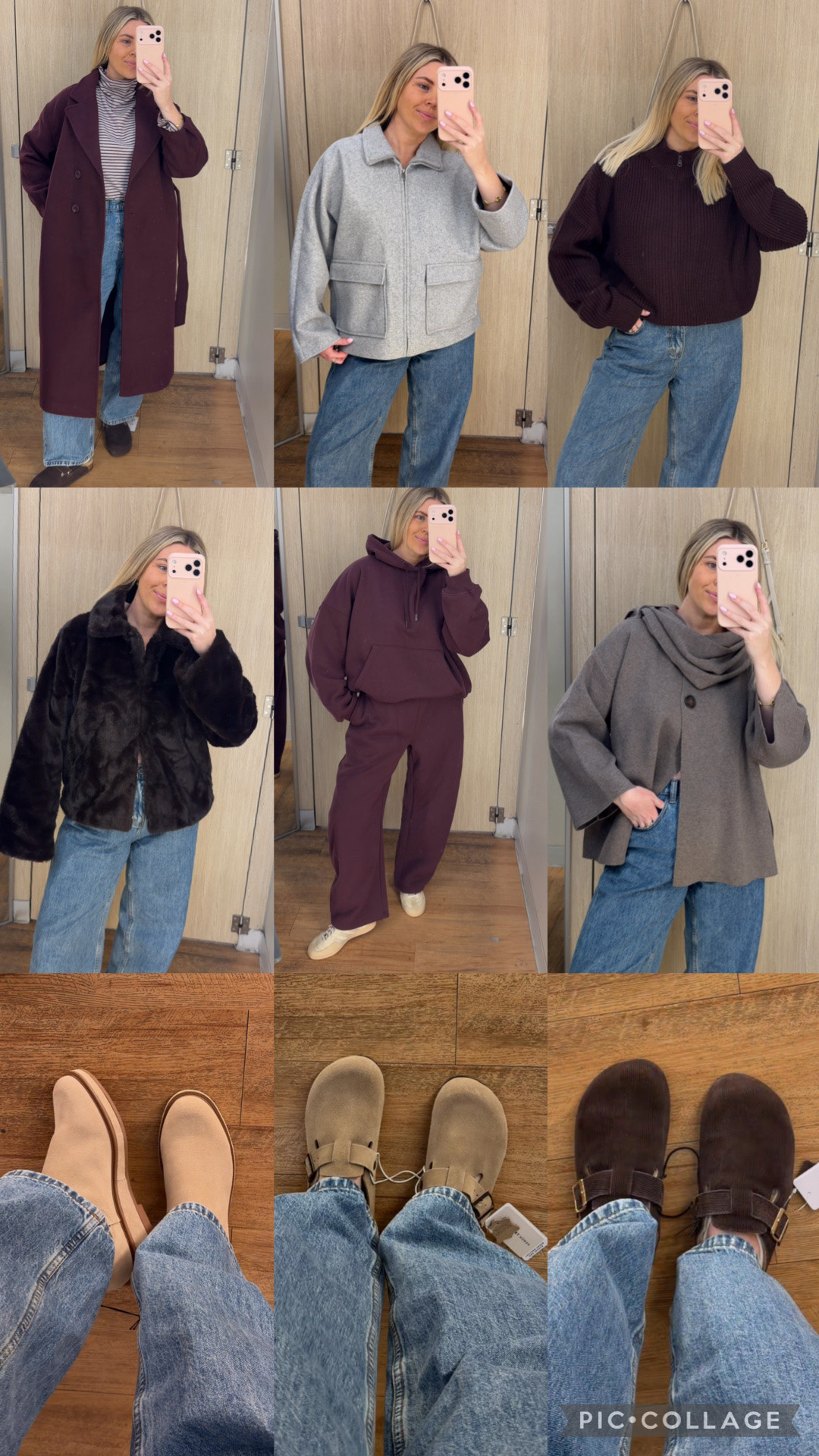 Back for another round of Buy or Bye at Target 🤍

If my bank account allowed it, I probably would’ve taken all this home but the tracksuit and faux fur jacket are def my top picks today ✨

Sizing:
Fur jacket - S/M
Grey jacket - 10
Wrap scarf knit - S/M 
Burgundy coat - 10
Striped long sleeve - M
Brown longline cardi - M
Hoodie - L/XL
Track pant - S

#LTKaustralia #LTKautumn #LTKstyletip