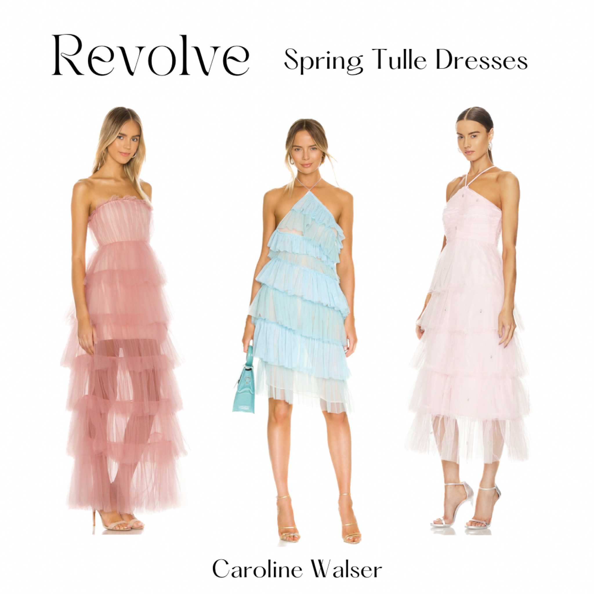 Revolve spring tulle dresses 

This light pink Likely dress is one of my favorites!! Gives a form fitting top to give you a nice waist line. 

#SpringOutfit #SpringDress #Tulle #TulleDress #Spring #Wedding #WeddingGuest #Formal #FormalAttire #BlackTie 

#LTKstyletip #LTKwedding #LTKSeasonal