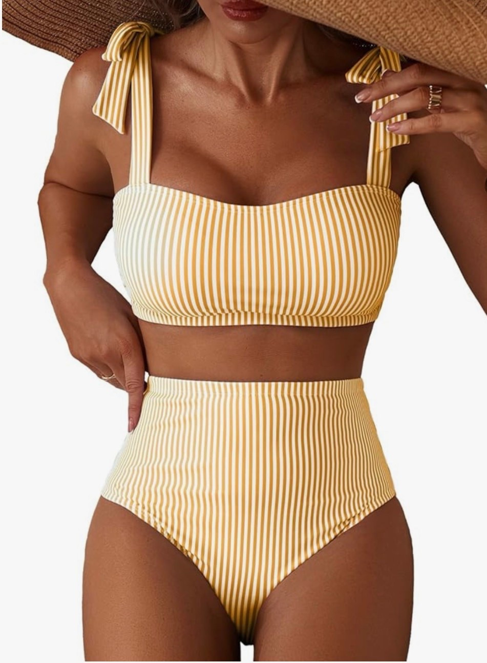 The cutest two-piece swim suit!!

#LTKSeasonal #LTKootd