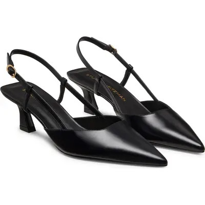 Stuart Weitzman Vinnie 50 Slingback Pump in Cherry at Nordstrom, Size 9 | Nordstrom