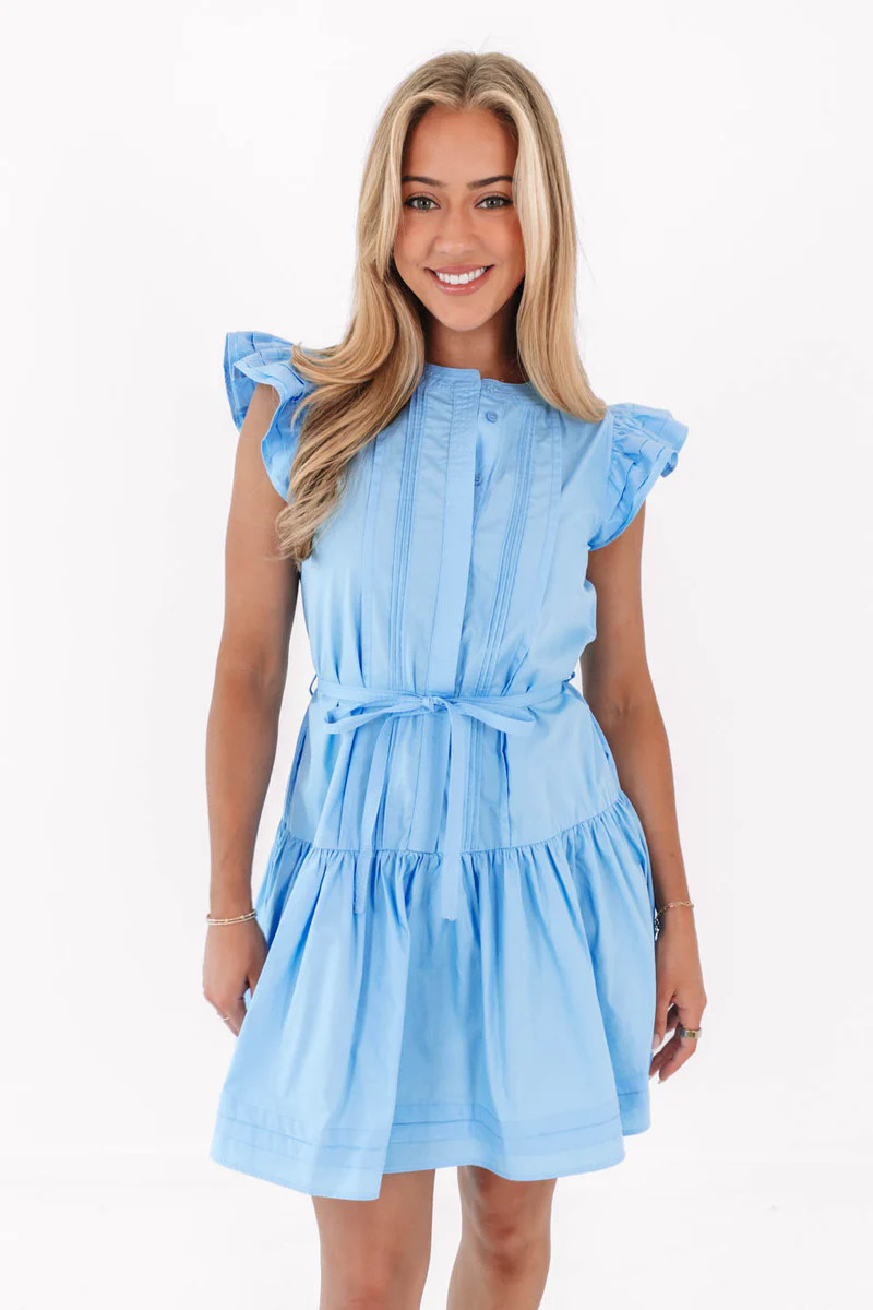 Where The Skies Are Blue Dress - Blue | The Impeccable Pig