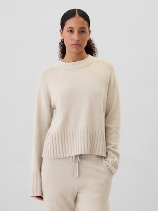 CashSoft Relaxed Crewneck Sweater | Gap Factory