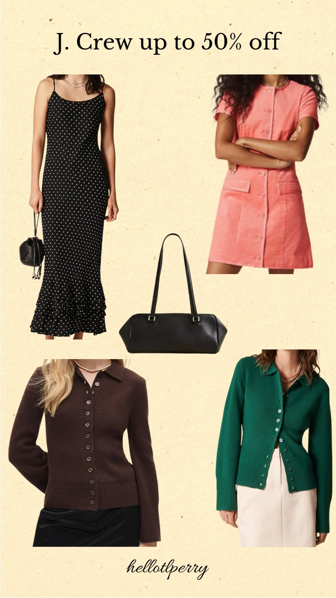 J.Crew’s up to 50% off event is hitting all the chic classics 🤎💚
From polished knits to day-to-night dresses and the perfect structured bag — so many elevated basics on major sale. Perfect time to stock up on those timeless J.Crew staples.

j crew sale, j crew black friday, j crew dresses, j crew cardigans, j crew classics, j crew fall style, timeless wardrobe pieces, elevated basics, chic fall outfits, j crew handbag, knit cardigans, holiday outfit ideas

#JCrew #JCrewStyle #JCrewSale
#BlackFridayDeals #SaleAlert
#FallStyleInspo #ChicBasics
#WardrobeEssentials #HolidayStyle
#AffordableFashion #helloltperry 

 