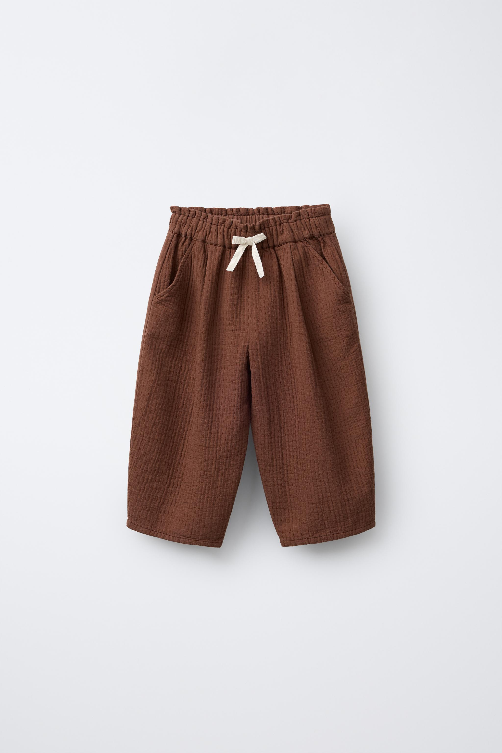 BAGGY TOPSTITCHED PANTS | Zara US