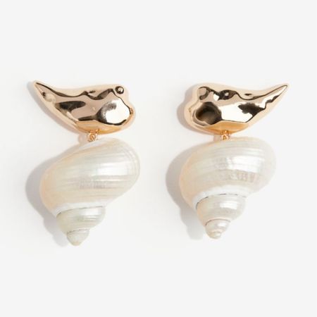 Seashell earrings 

#LTKstyletip #LTKSeasonal #LTKfindsunder50