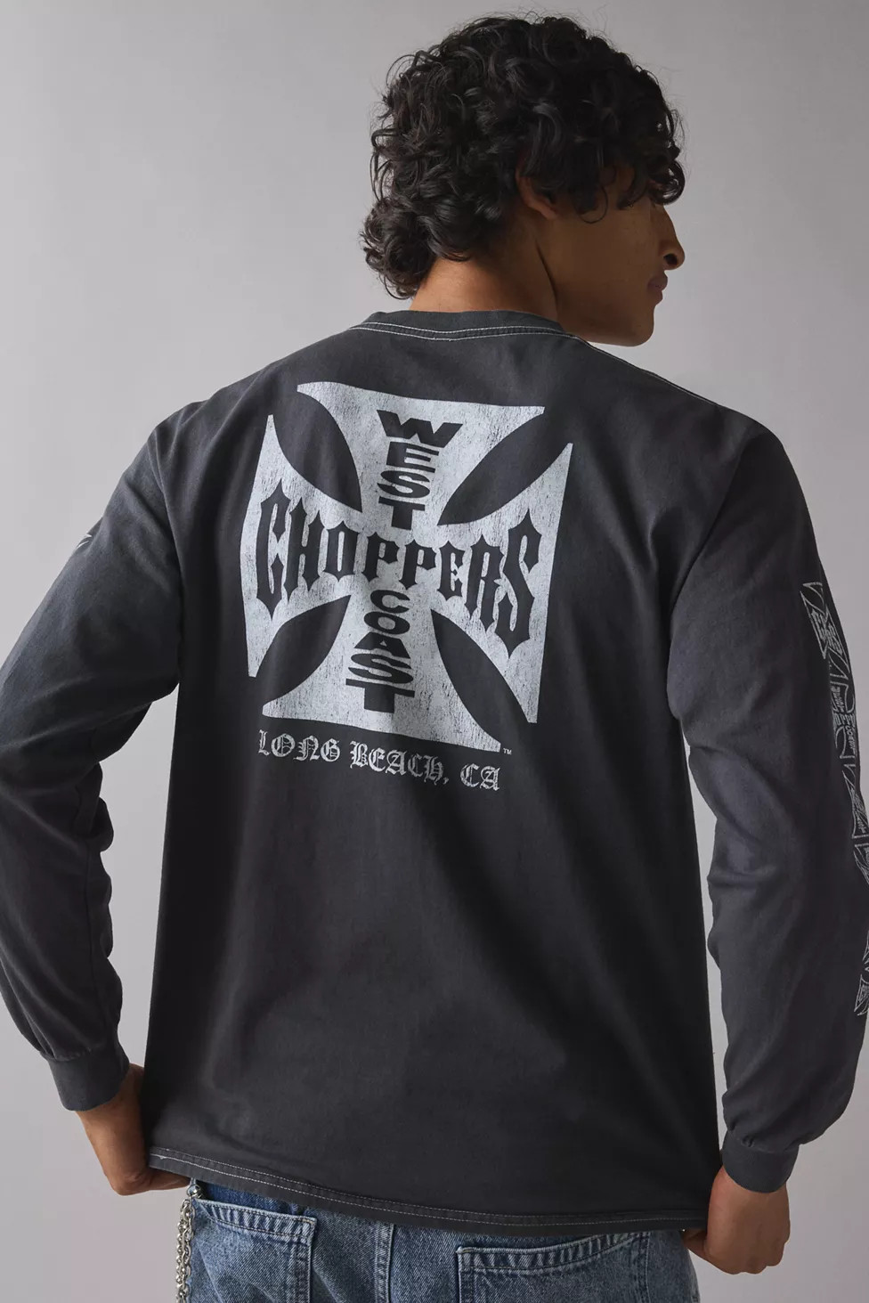 West Coast Choppers Graphic Long Sleeve Tee | Urban Outfitters (US and RoW)