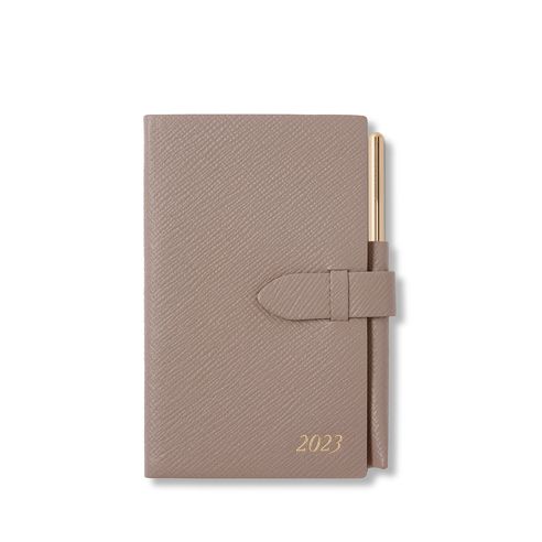 2023 Panama Agenda with Pencil in taupe | Smythson | Smythson