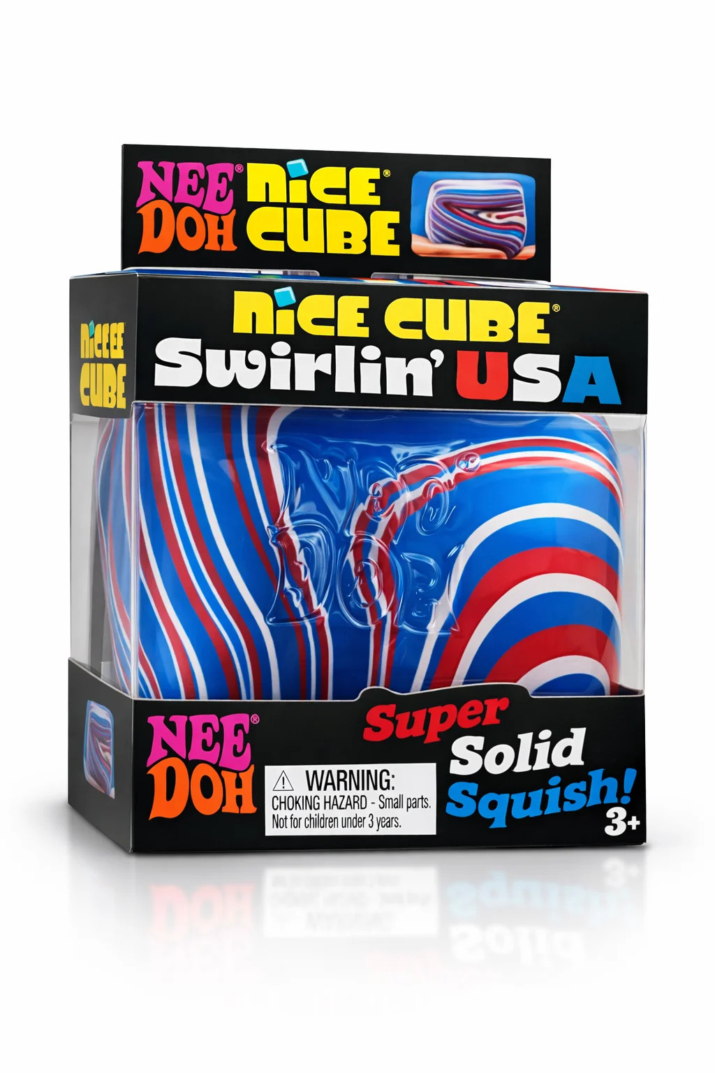 Nee Doh Swirlin Usa Nice Cube 1 pc | Walmart (US)